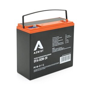 Тягова акумуляторна батарея AGM AZBIST 6-DZM-20, 12V 20Ah M4 ( 181х77х167 мм ) Q3