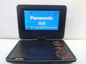 Портативний DVD 7,6 "Panasonic TH 7050 TV + USB + SD