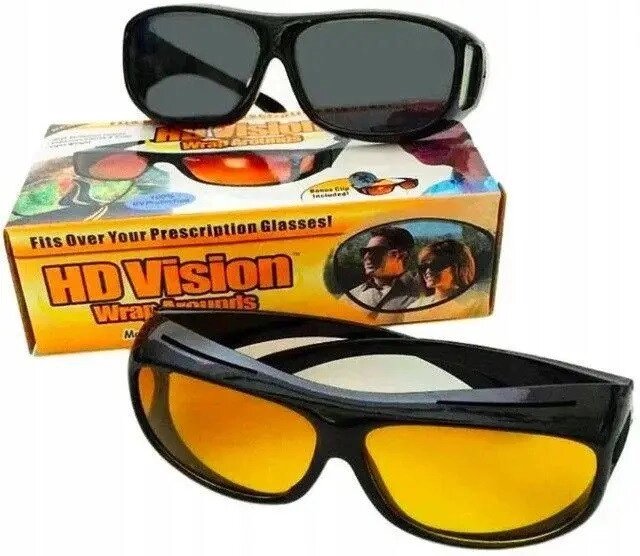 HD Vision Glasses Окуляри для денної та нічної їзди 2шт - знижка
