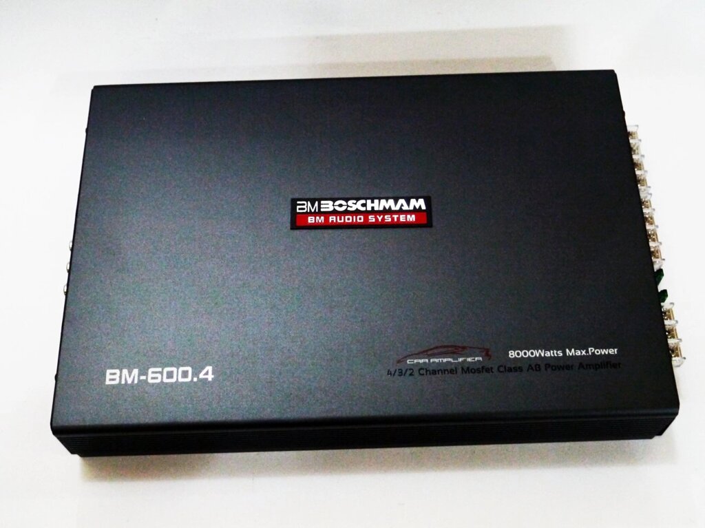 Автомобільний підсилювач звуку Boschman BM Audio 4-х канальний Оригінал - опт