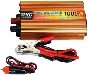 Перетворювач напруги (інвертор) 12-220V UKC 1000W gold