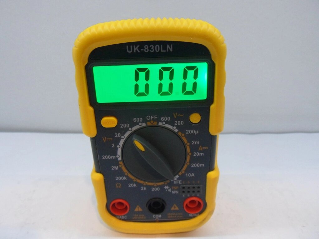 Тестер цифровий мультиметр UK-830LN - вибрати
