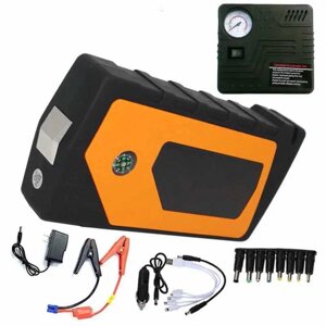 Car jump starter 20000 mAh Power Bank зарядно-пусковий пристрій для машини 4хUSB+Фонарик + КОМПРЕСОР