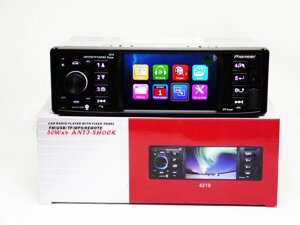 Автомагнітола MP5 Pioneer 4219 екран 4.1 Bluetooth AV-in Пульт на руль