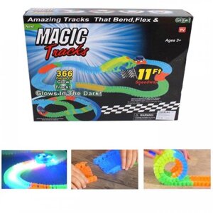 Magic Tracks 360 деталей Mega Set Дитяча Іграшкова Дорога Трек (2 машинки)