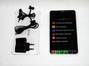 7" Планшет M16 Чорний 2Sim +2Ядра + BT + GPS + ЧОХОЛ