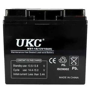 Акумуляторна батарея UKC 12v 18A 12 В 18 А