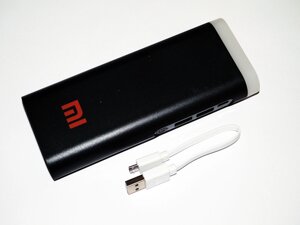 Mi 20000 mAh Lamp Power Bank — 2хUSB чорний