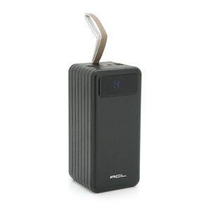 Powerbank ACL PW-94 80000mAh, 4xUSB, 4 кабелі (USB/Micro/Type-C/Lighting), 1,4 кг, Black, Box