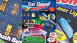 Star Shower Motion Laser Light Лазерний зоряний проектор