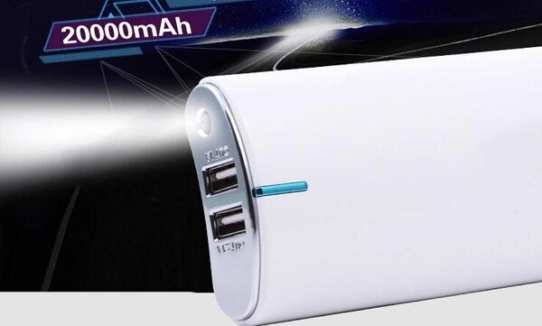 Портативна зарядка Power Bank 20000mAh від компанії АВТОСТИЛЬ - фото 1