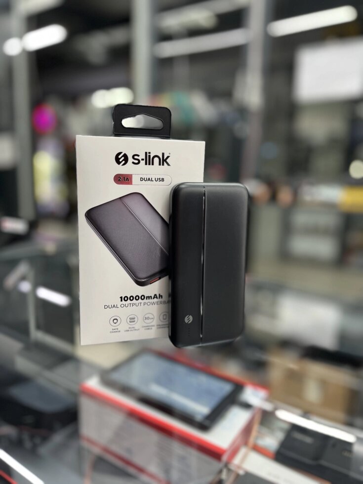 Power Bank 10000 mAh S-Link Туреччина від компанії АВТОСТИЛЬ - фото 1