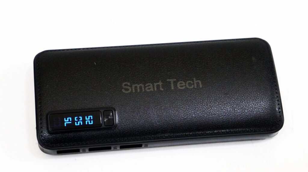 Power Bank Smart Tech 5000 3xUSB Портативний зарядний c LED ліхтарем від компанії АВТОСТИЛЬ - фото 1