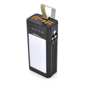 Powerbank ACL PW-90 30000mAh, SOLAR, TypeC + Lighting, Black, Box