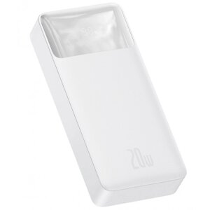 Powerbank baseus bipow 20000mah, input:5V/2A/3A,9V/2A (microusb, type-C), output:5V/3A,9V/2A,12V/1.5A ( 2хusb ), Q40,