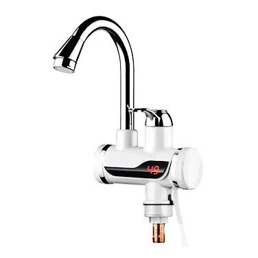 Проточний водонагрівач з LCD-екраном Instant Electric Heating Water Faucet (нижнє під'єднання) від компанії АВТОСТИЛЬ - фото 1