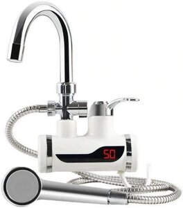 Проточний водонагрівач з LCD-екраном і душем Instant Electric Heating Water Faucet (бічне під'єднання)