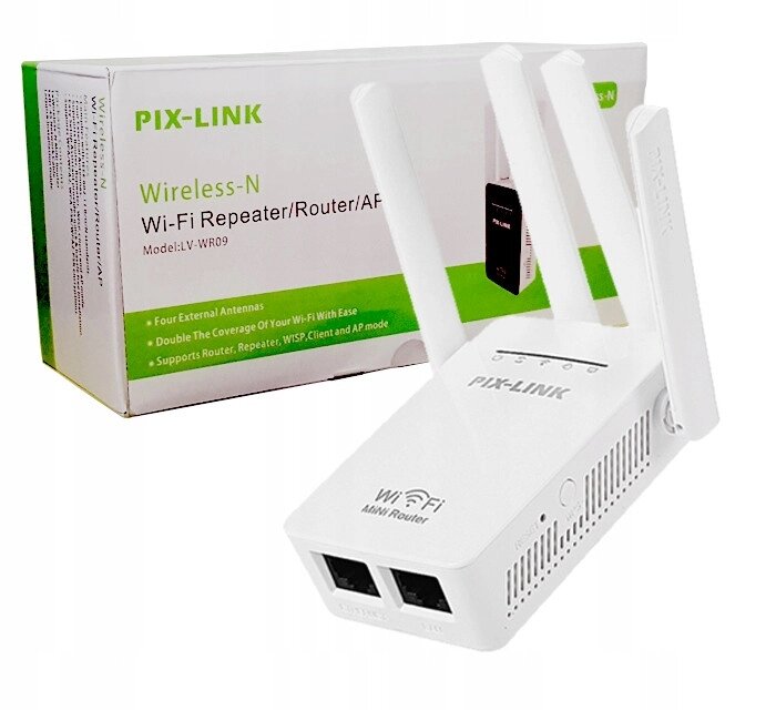 Репітер Pix-Link LV-WR09 WiFi роутер від компанії АВТОСТИЛЬ - фото 1