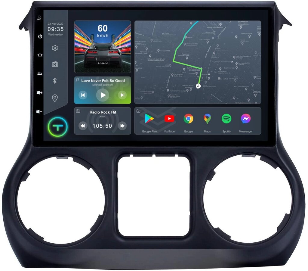 Штатна магнітола Torssen Jeep Wrangler 15-17 F10232 4G Carplay DSP від компанії АВТОСТИЛЬ - фото 1