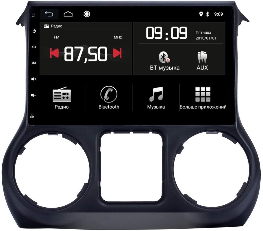 Torssen Jeep Wrangler 15-17 F10332 4G Carplay DSP-стрічка від компанії АВТОСТИЛЬ - фото 1