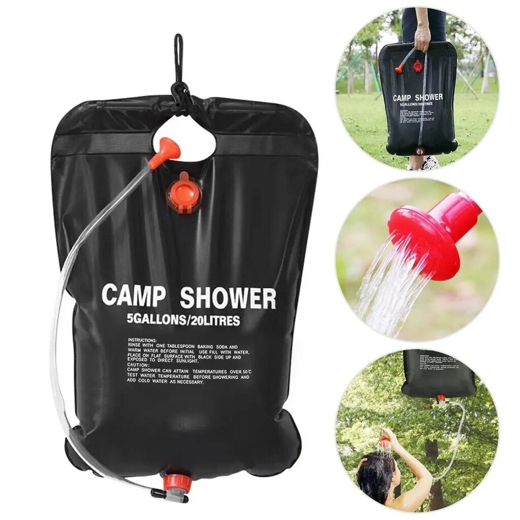 Туристичний переносний похідний душ Camp Shower 20 л від компанії АВТОСТИЛЬ - фото 1