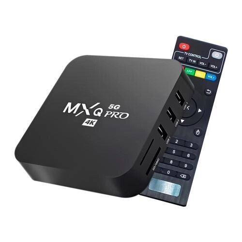 TV Box Android MXQPro 4/64GB 4K 5G Android 11 від компанії АВТОСТИЛЬ - фото 1