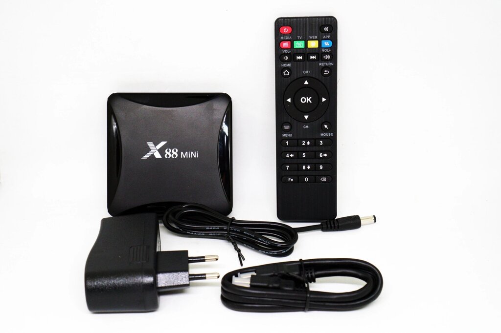 TV Box Android X88 mini 4Ядра+2Gb RAM+16Gb ROM Android від компанії АВТОСТИЛЬ - фото 1