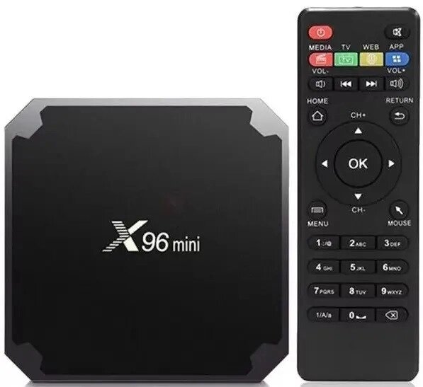 ТВ-приставка TV box X96 mini (4Гб/32 Гб) 4-ядерна 4K від компанії АВТОСТИЛЬ - фото 1