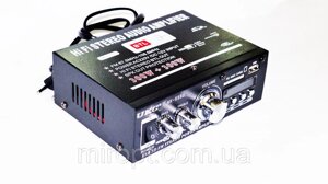 Підсилювач звуку UKC AK-699D FM USB караоке 2x300 вт