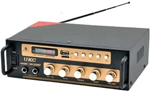 Підсилювач звуку UKC SN-222BT FM USB Bluetooth + Караоке