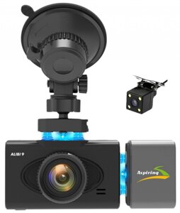 Відеореєстратор aspiring ALIBI 9 GPS, 3 cameras, speedcam