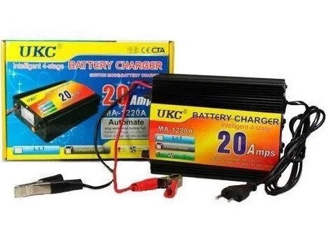 Зарядний пристрій для акумулятора UKC Battery Charger 20A від компанії АВТОСТИЛЬ - фото 1