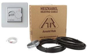 Комплект тепла підлога електрична Arnold Rak 6114-20 EC (12,5-15,6м2) кабель Арнольд Рак і Terneo mex ручний