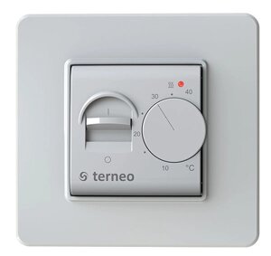 Терморегулятор Terneo mex (білий) механічний регулятор температури тепла підлога