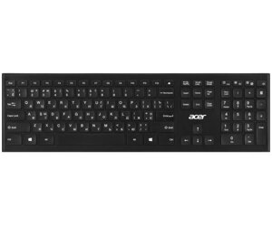 Acer клавіатура OKR010, 109key, WL, EN/UKR/RU, чорний