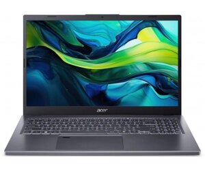 Acer ноутбук aspire 15 A15-51M 15.6 FHD IPS, intel 3-100U, 16GB, F512GB, UMA, lin, сірий