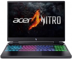 Acer ноутбук nitro 16 AN16-42 16 WQXGA IPS, AMD R9-8945HS, 32GB, F1tb, NVD4070-8, lin, чорний