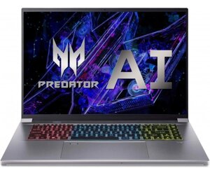 Acer ноутбук predator triton neo 16 PTN16-51 16 3.2K WQXGA, intel U9-185H, 32GB, F1tb+F1tb, NVD4070-8, lin, сріблястий