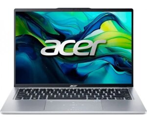 Acer ноутбук swift go 14 SFG14-73T 14 WUXGA IPS touch, intel U7-155H, 32GB, F1tb, UMA, win11, сріблястий