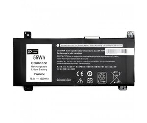 Акумулятор PowerPlant для ноутбуків DELL Inspiron 14-7466 (PWKWM) 15.2V 3600mAh