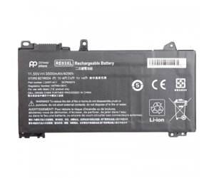 Акумулятор PowerPlant для ноутбуків HP ProBook 440 G6 (RE03XL, HSTNN-0B1C) 11.55V 3500mAh