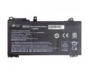 Акумулятор PowerPlant для ноутбуків HP ProBook 450 G6 (RE03XL) 11.55V 3500mAh