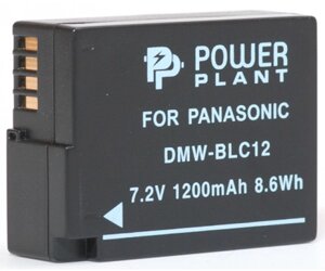 Акумулятор PowerPlant Panasonic DMW-BLC12, DMW-GH2 1200mAh