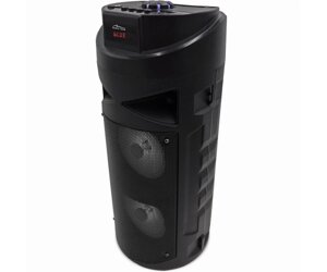 Акустична система 1.0 media-tech 30W, bluetooth/FM/AUX/SD/USB/караоке/LED чорна