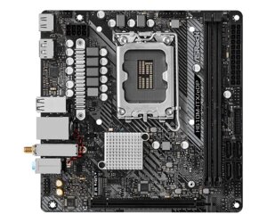 Asrock H610M-ITX/edp (1700/H610, 2*DDR4, pciex16, HDMI/DP/edp, 4xsataііі, M. 2, glan, 7.1ch, miniitx)