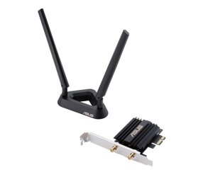 ASUS адаптер wifi PCE-AX58BT AX3000, PCI-express x1, BT5.0