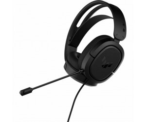 ASUS Гарнітура TUF Gaming H1 7.1, mini-jack/dual 3.5мм, 1.2м/1.2м, чорний