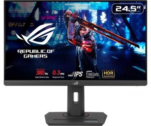 ASUS монітор 24.5 ROG strix XG259QNS 2xhdmi, DP, 2xusb, audio, IPS, 380hz, 0.3ms, srgb 110%adaptivesync, pivot, HDR400