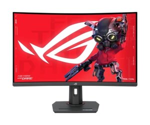 ASUS монітор 31.5 ROG strix XG32WCS HDMI, DP, USB-C, VA, 2560x1440, 180hz, 1ms, srgb 125%curved, freesync, HAS, HDR400