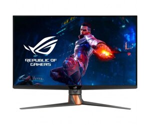 ASUS монітор 32 ROG swift PG32UQXR 2xhdmi, 2xdp, 2xusb, IPS, 3840x2160, 160hz, 1ms, srgb 160%freesync, HAS, HDR1000